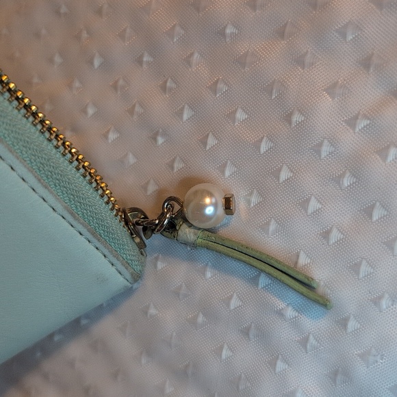 Lanvin en Bleu L-shaped Blue Soft Leather Wallet - Picture 6 of 16